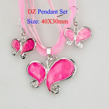 Ogrlica + naušnice, leptir - NOVO