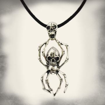 Ogrlica Pauk Skeleton
