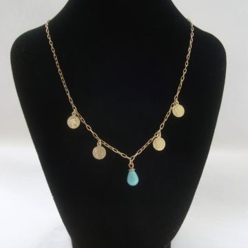 Ogrlica srebro 925 pozlaćeno i trikiz