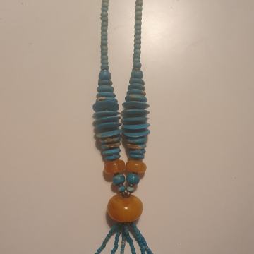 Ogrlica od tirkiza I jantara