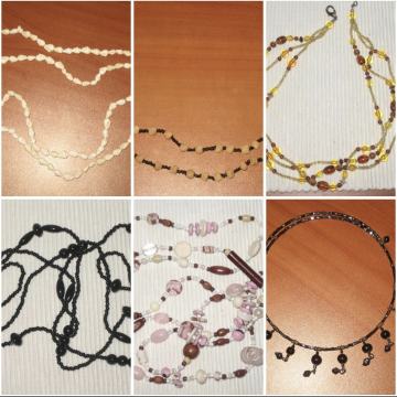Lot 6 komada raznih ogrlica NOVO za 10 eur