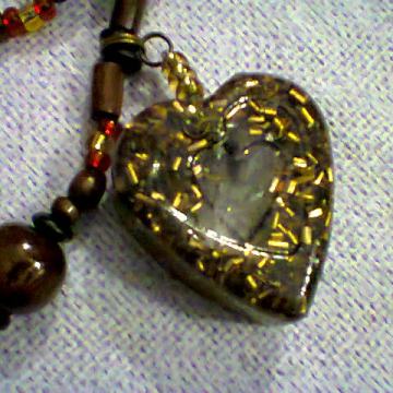 Ogrlica unikatna, sa ORGONIT privjeskom