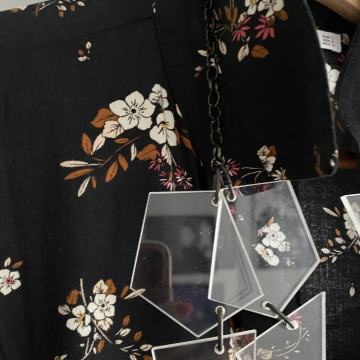 PLASTIČNA OGRLICA OD PROZIRNOG PLEKSIGLASA - pločice