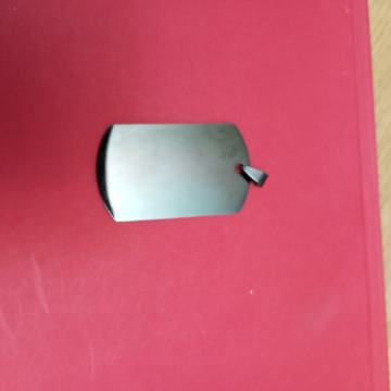 Privjesak od nehrdajuceg celika -plocica  za graviranje