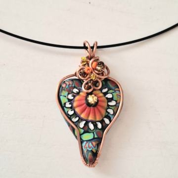 Privjesak/ogrlica u obliku srca