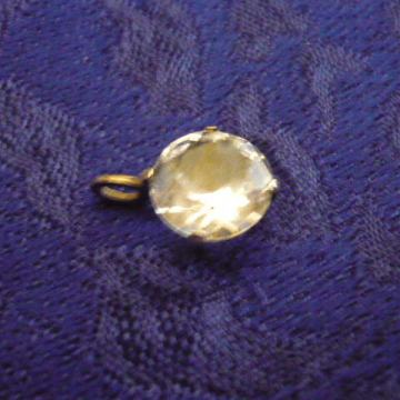 PRIVJESAK SREBRO 835 sa velikim cirkonom