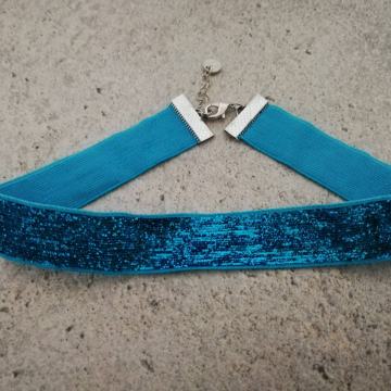 Pull and Bear choker tirkizno plavi