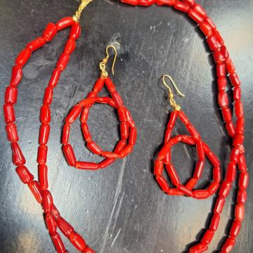 Set naušnice i ogrlica - CR