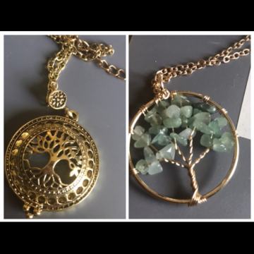 Set ogrlica ili posebno, poludragi kamen