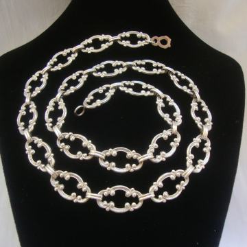 SREBRNA OGRLICA - LANAC SECESIJA - SREBRO Početak 20.st