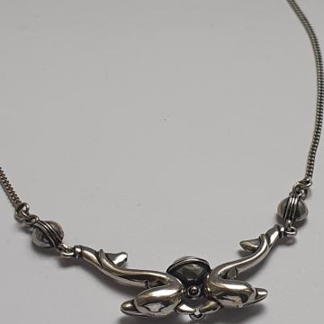 Srebrna ogrlica Dupini srebro 950 i 925 AG  - Delfini igra