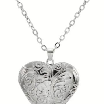 SREBRNA OGRLICA LANČIĆ MEDALJON ZA SLIKU - NOVO