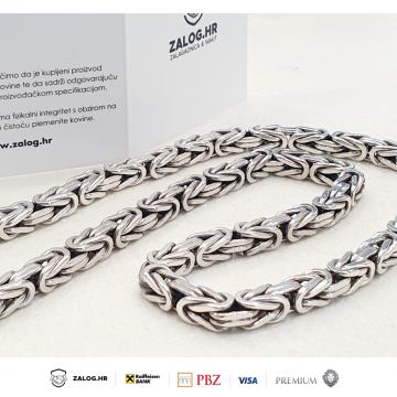 SREBRNI LANAC KRALJEVSKI VEZ .925 205.84G ***DO 24 RATE*** R1!