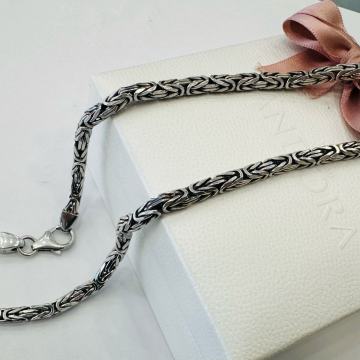 SREBRNI LANAC KRALJEVSKI VEZ .925 56,62g ***DO 24 RATE*** R1!