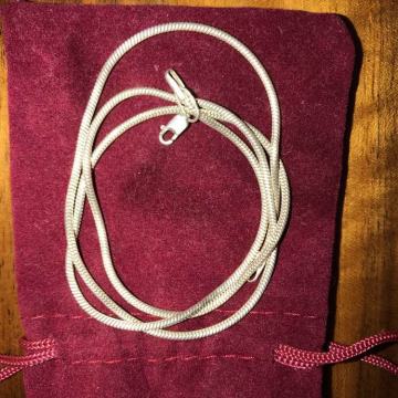 Srebrni lančić, 50 cm, 10,12 grama, novo