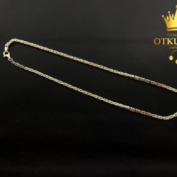 SREBRNI LANČIĆ KRAVLJEVSKI VEZ 20,40G (.925) / R1, RATE !!