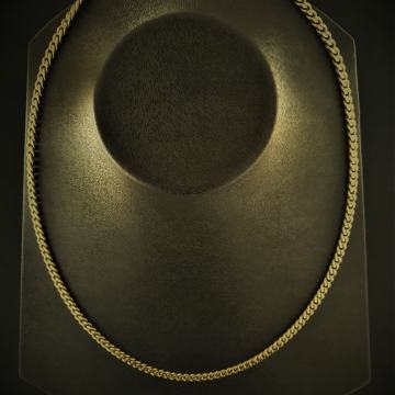 SREBRNI LANČIĆ SA POZLATOM 14K 33,33G ***DO 24 RATE*** R1!