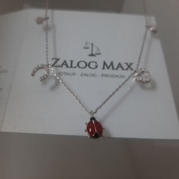 SREBRNI LANČIĆ SA PRIVJESCIMA, .925/ R1, RATE!