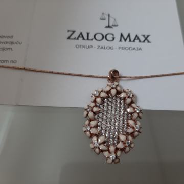 SREBRNI LANČIĆ S PRIVJESKOM/ R1, RATE!