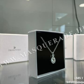 Swarovski Twin Solitaire Necklace 5507888 SIL GS OGRLICA NOVO Rč Orig