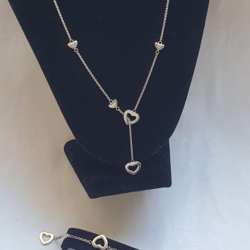 TIFFANY & Co. HEART necklace 925 bracelet 925 Vintage