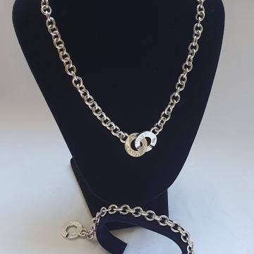 Tiffany & Company 1837  srebro 925 ogrlica i narukvica