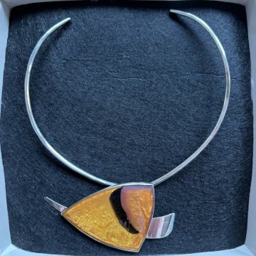 Unikatna ogrlica - SREBRO i JANTAR!