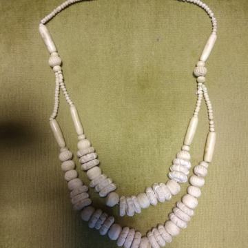 Wintage ogrlica, slonova i kost,muzejski primjerak