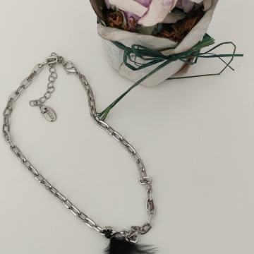 Zara ogrlica sa perjem /TOTALNA ČISTKA