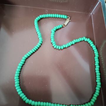 Zelena ogrlica - bižuterija