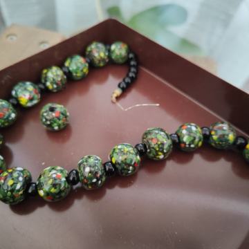 Zelena šarena ogrlica
