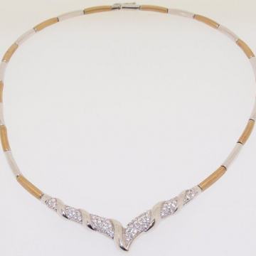 ZLATNA LUKSUZNA OGRLICA 14K (585) 19,41 grama NOVO • GOLD SHOP •