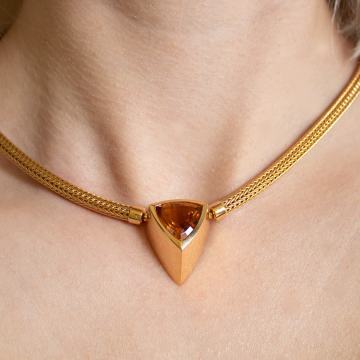 ZLATNA LUKSUZNA OGRLICA 18K (750) 56,30 grama NOVO • GOLD SHOP •