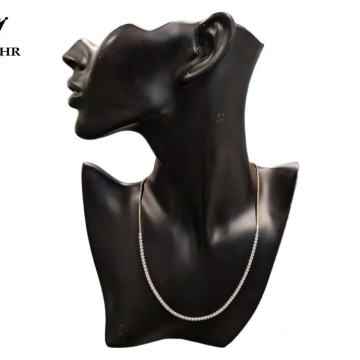 ZLATNA OGRLICA 9,15g 14K S CIRKONIMA / R1, RATE!