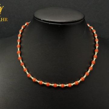 ZLATNA OGRLICA SA KORALJIMA 19,35G 14K / R1, RATE !!