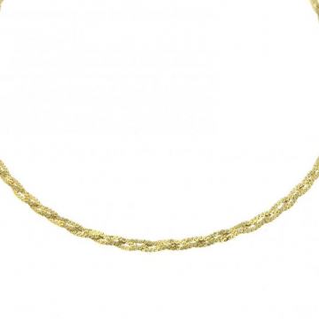 ZLATNA OGRLICA TROPLET 14K (585) 3,47 grama NOVO • GOLD SHOP •