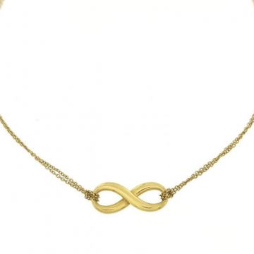 ZLATNA OGRLICA ZNAK BESKONAČNOSTI 18K (750) 4,67g NOVO • GOLD SHOP •