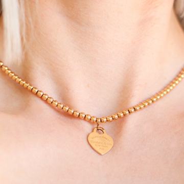 ZLATNA TIFFANY OGRLICA 18K (750) 21,35g NOVO • GOLD SHOP •