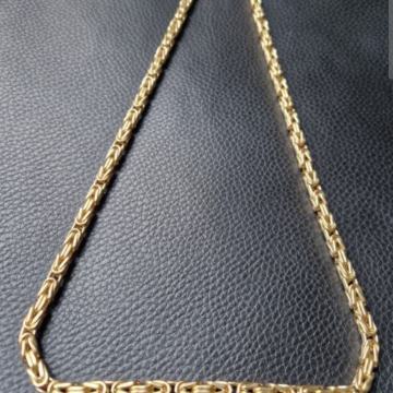 sniženooo..zlatni lanac, lančić, kraljevski vez, žuto zlato 585