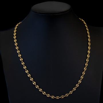 ZLATNI LANAC ZRNO KAVE VEZ PUNI 14K (585) 28,31g NOVO • GOLD SHOP •