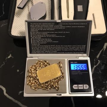 Zlatni lancic 585 i privjesak 20 grama