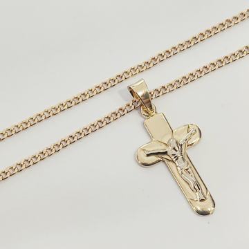 ZLATNI LANČIĆ S KRIŽIĆEM 14K 5,81G ***DO 24 RATE*** R1!