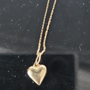 zlatni lančić sa privjeskom 14k