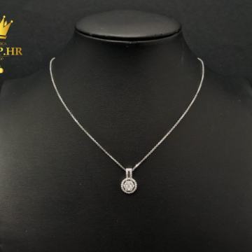 ZLATNI LANČIĆ S DIJAMANTNIM PRIVJESKOM 5.66G 18K / R1, RATE