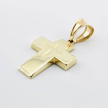 Zlatni križ 14kt zlato, 4,56g