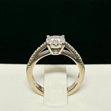 ZLATNI PRSTEN 18K 4,47G S DIJAMANTIMA 0,36ct / R1, RATE!