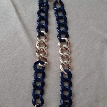 Zlatno-modra ogrlica