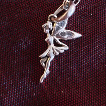 Zvončica privjesak srebrni + srebrna ogrlica