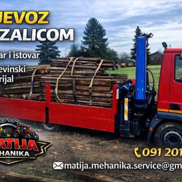 TRANSPORT I DOSTAVA – ZAGREB – KAMION S DIZALICOM I RAMPOM