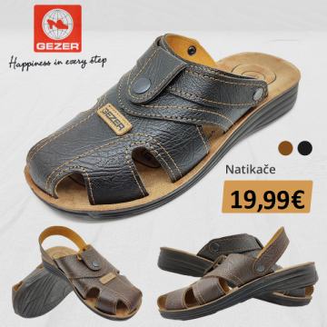 muške sandale, natikače 2 u 1